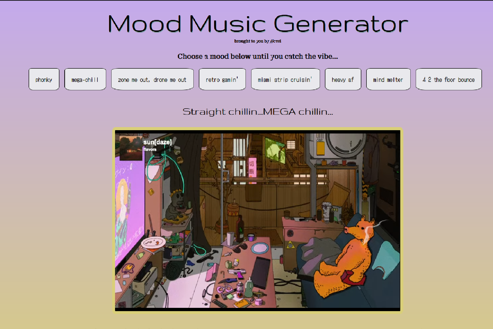 Mood Music Generator